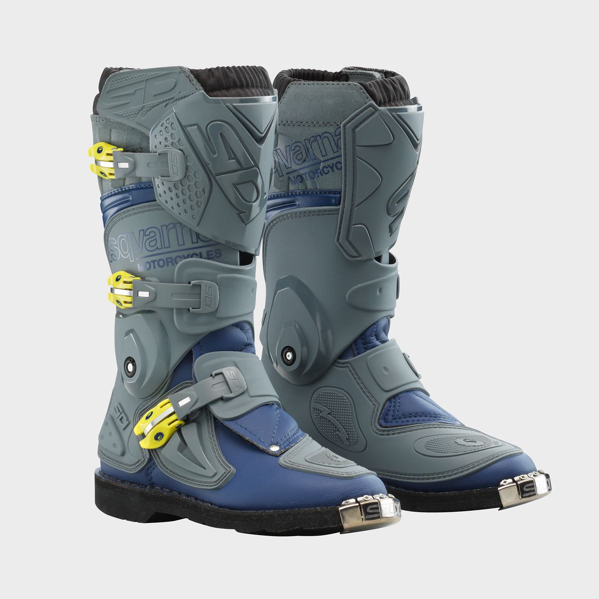 Husqvarna Husqvarna Kids Flame Boots Grey/Blue